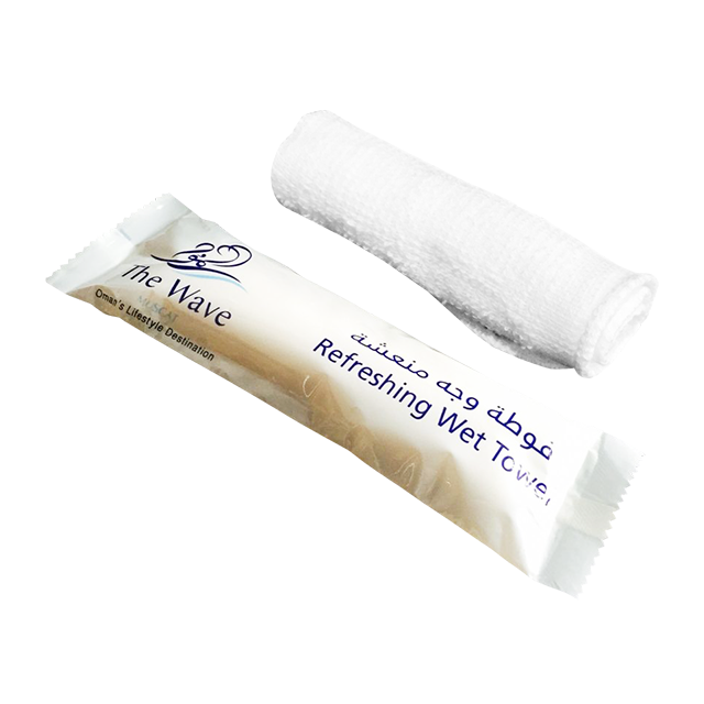 Paquete de toalla húmeda de un solo paquete OEM