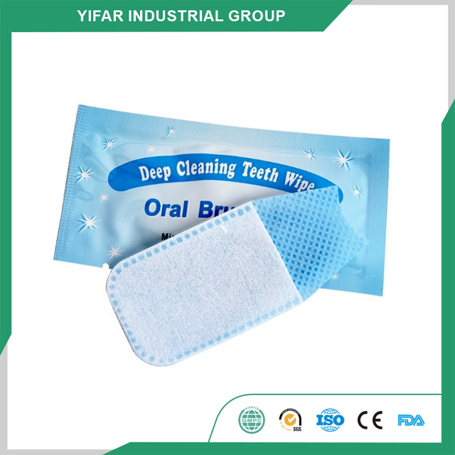 toallitas dientes OEM Alimentos Clase Biodegradeable desechables