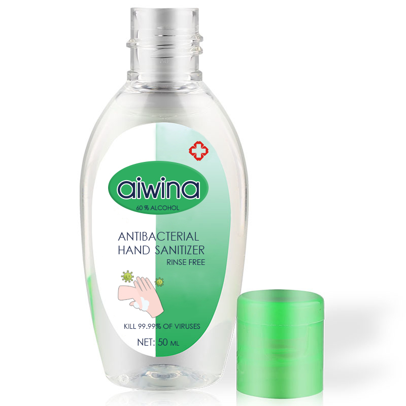 Gel desinfectante para manos sin enjuague con alcohol al 60%